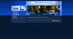 Desktop Screenshot of hm-objekt.de